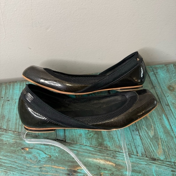 ADIDAS By Stella McCartney Black Ballerina Flats Size 9 - Picture 9 of 15